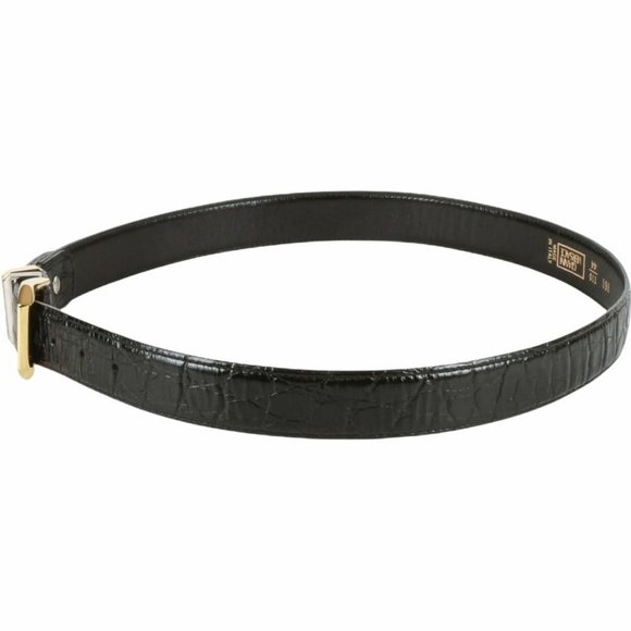 Authentic Gianni Versace Medusa Croc embossed leather belt - Picture 4 of 10